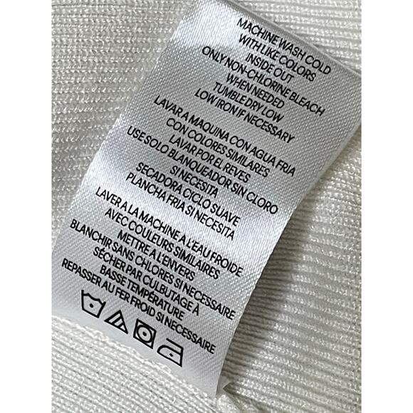 Calvin Klein Vintage Cream Knit Sweater Set XL - Picture 13 of 14